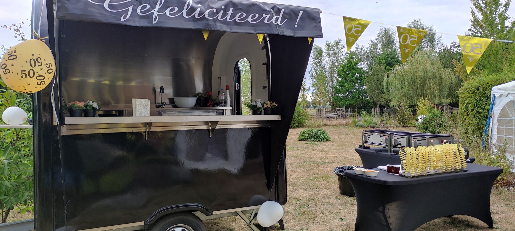 Foodtruck feestopstelling